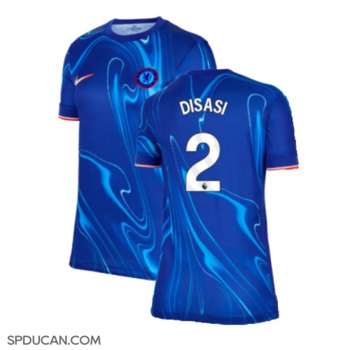 Zenski Nogometni Dres Chelsea Axel Disasi #2 Domaci 2024-25 Kratak Rukav